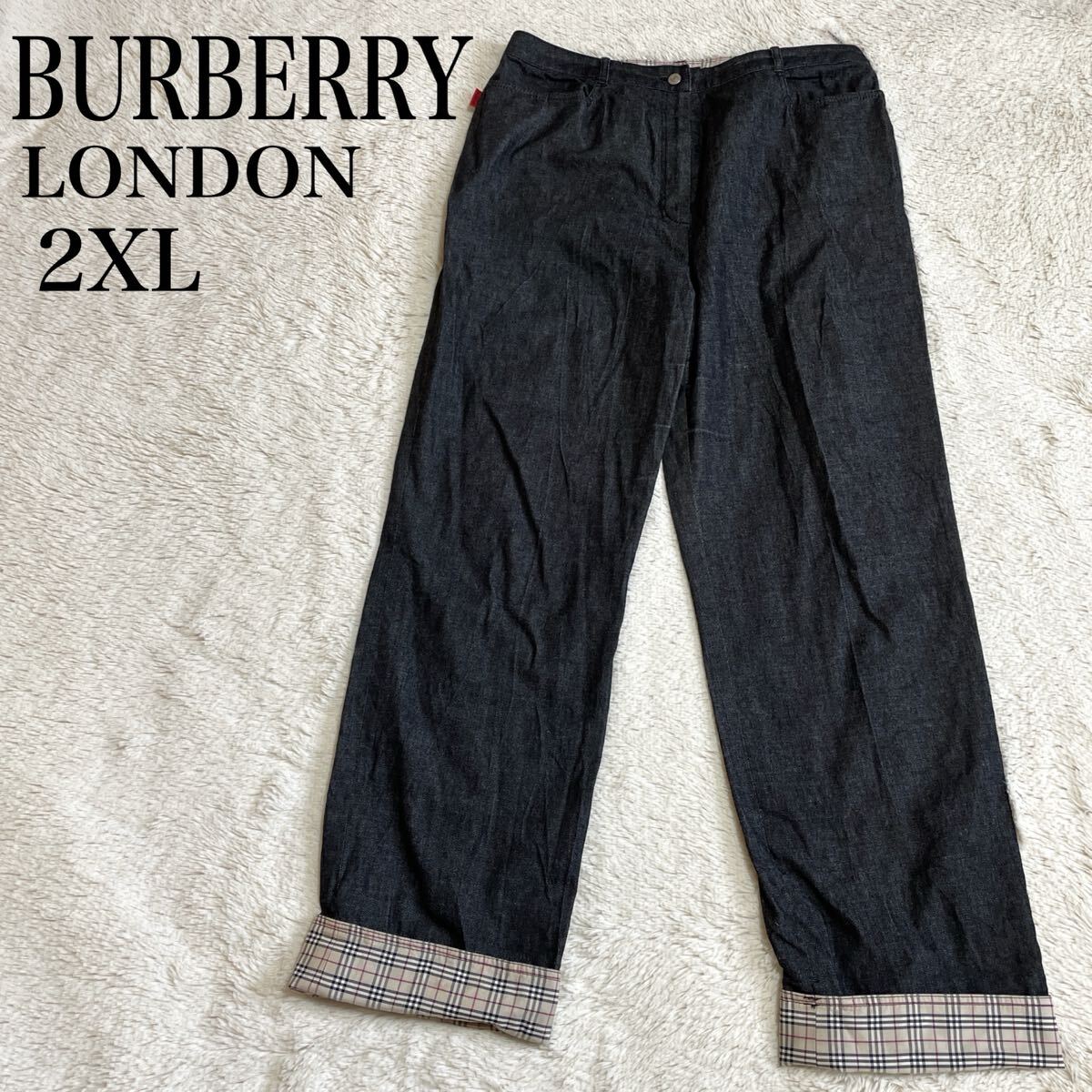 美品 大きいサイズ BURBERRY バーバリー デニムパンツ ノバ 美品 大きいサイズ BURBERRY バーバリー デニムパンツ ノバ
