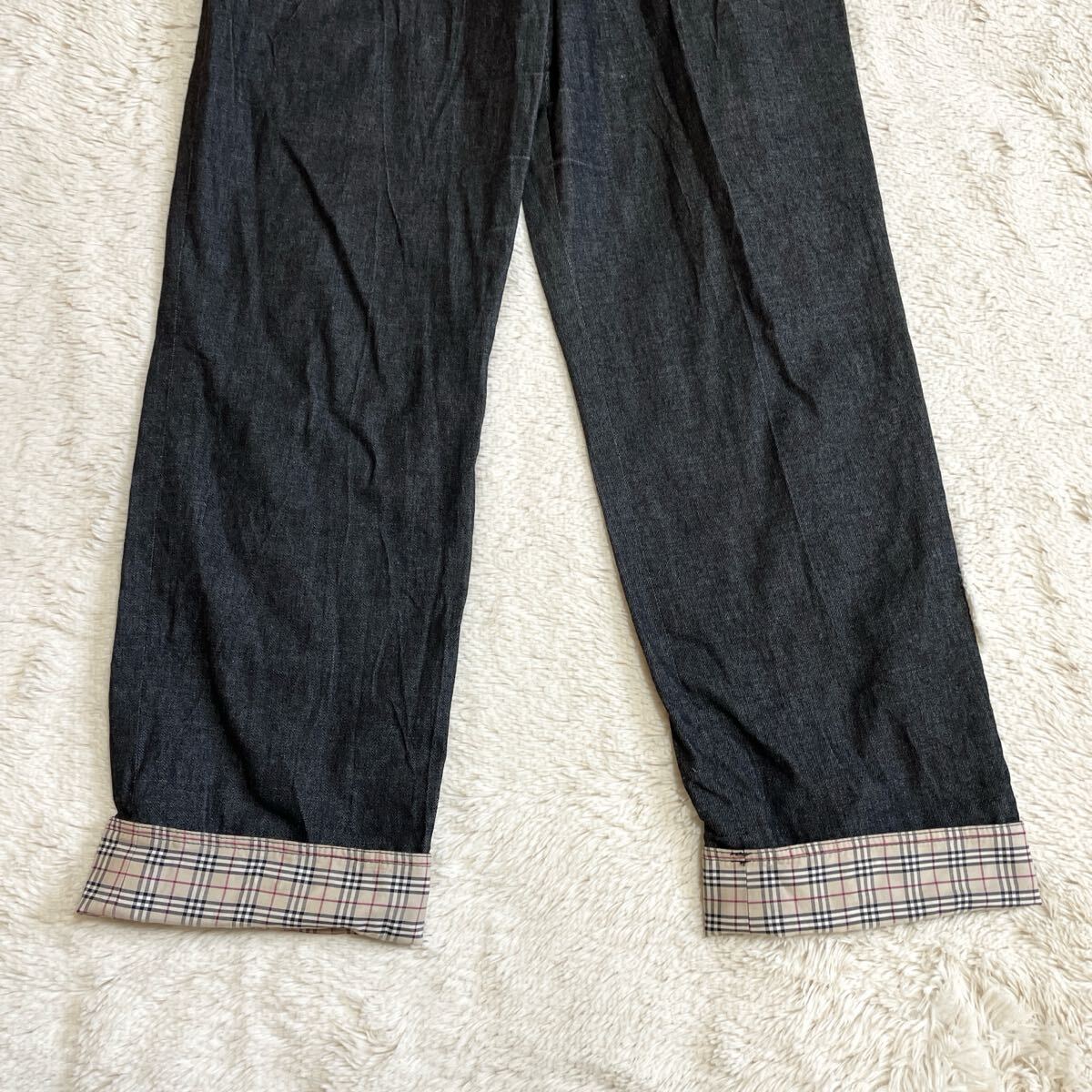 美品 大きいサイズ BURBERRY バーバリー デニムパンツ ノバ 美品 大きいサイズ BURBERRY バーバリー デニムパンツ ノバ
