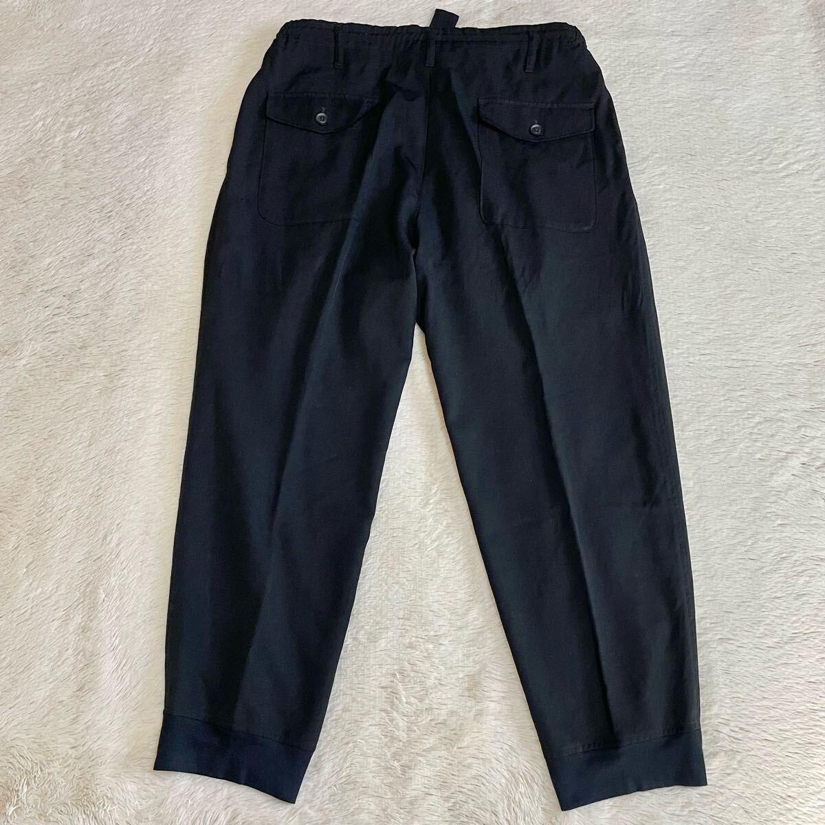 美品 ヨウジヤマモトプールオム Yohji Yamamoto テープ パンツ 美品 ヨウジヤマモトプールオム Yohji Yamamoto テープ パンツ