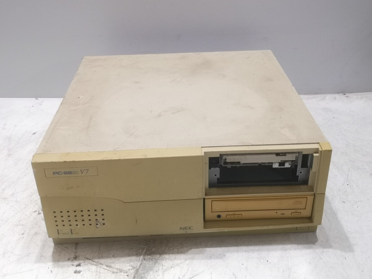NEC PC-9821V7/S5KA старая модель PC Junk мощность смог сделать 