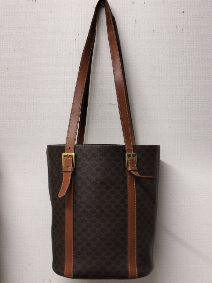 4-70】オールド セリーヌ CELINE マカダム柄 トートバッグ MC99 4-70】オールド セリーヌ CELINE マカダム柄 トートバッグ MC99