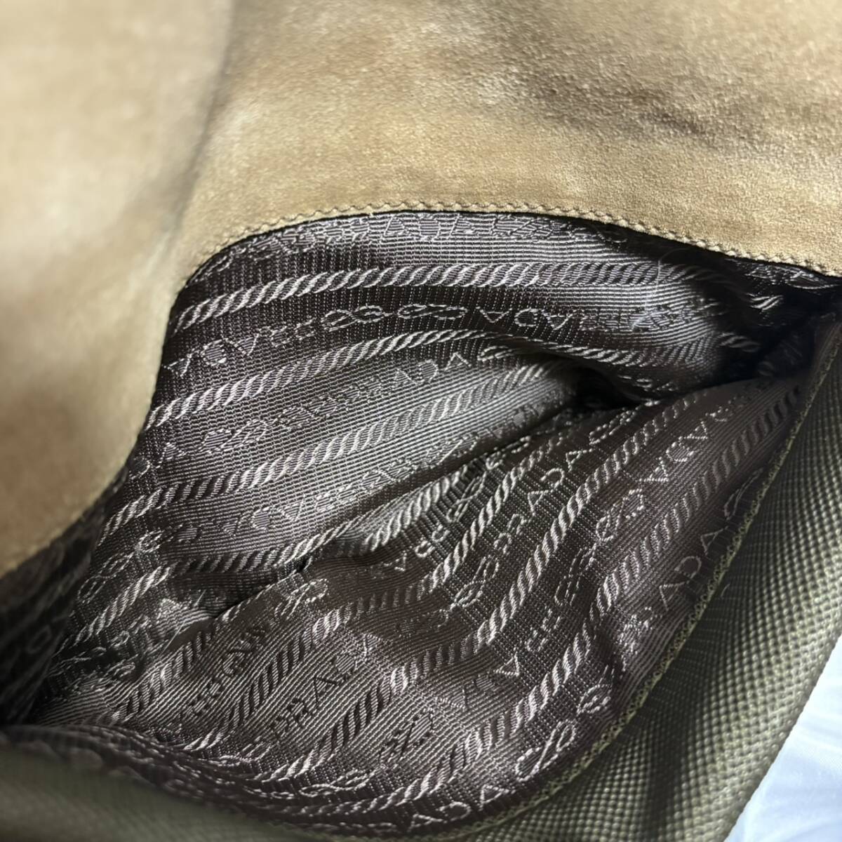 1円 年代美品 1999AW PRADA LEAF BROACH SUEDE SHOULDER BAG 1円 年代美品 1999AW PRADA LEAF BROACH SUEDE SHOULDER BAG