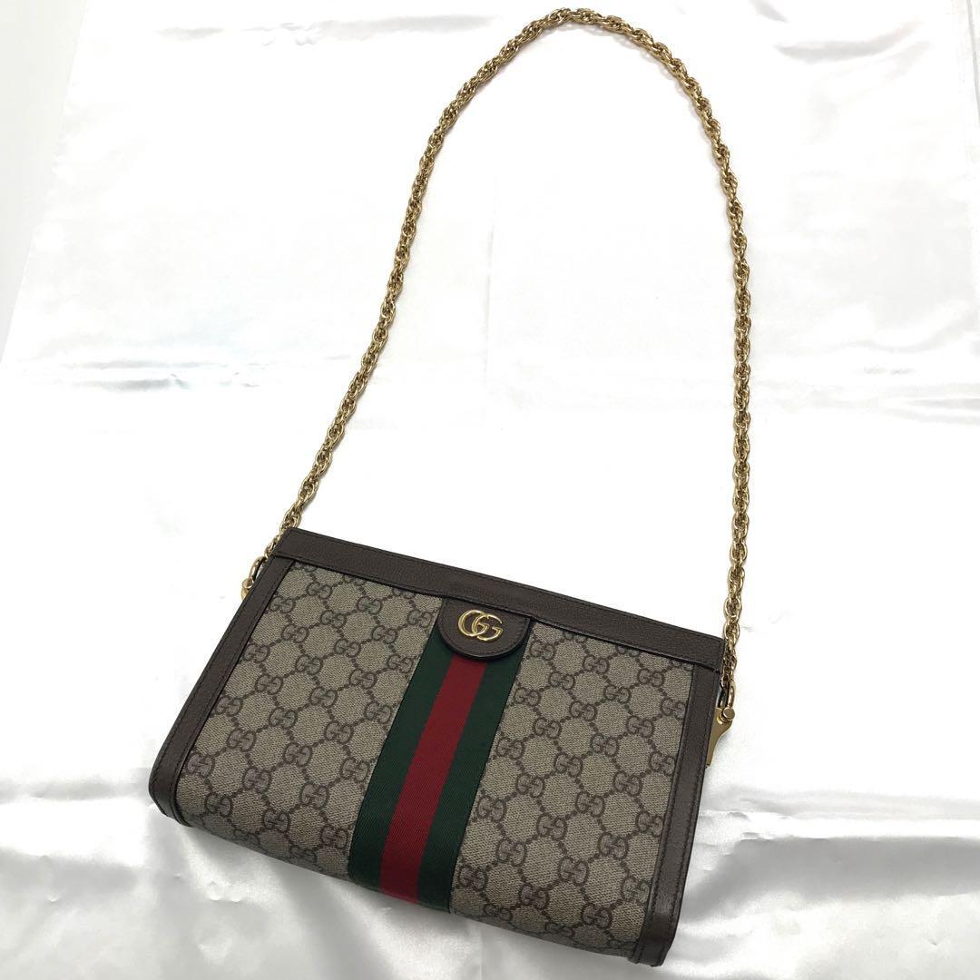 超美品 GUCCI オフィディア GGスプリーム チェーンショルダー 超美品 GUCCI オフィディア GGスプリーム チェーンショルダー