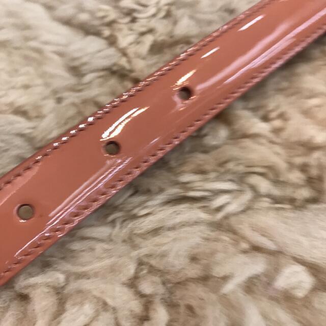 * прекрасный товар * Ferragamo vala лента женский ремень эмаль salmon розовый