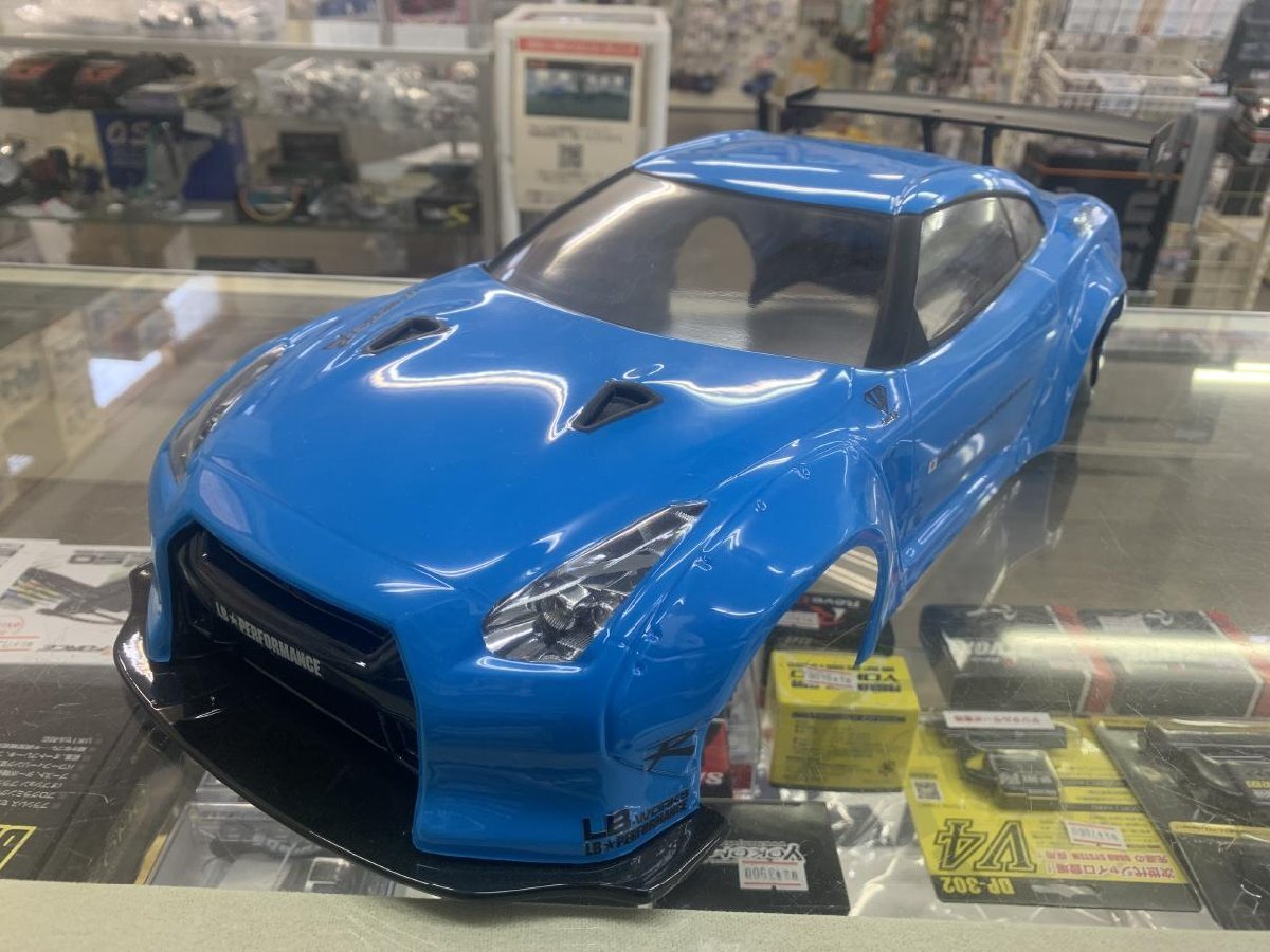 当店オリジナル塗装済みボディ TETSUJIN 鉄人 NISSAN GT-R 【R35】LB☆PERFORMANCE ver. (ライトブルー)