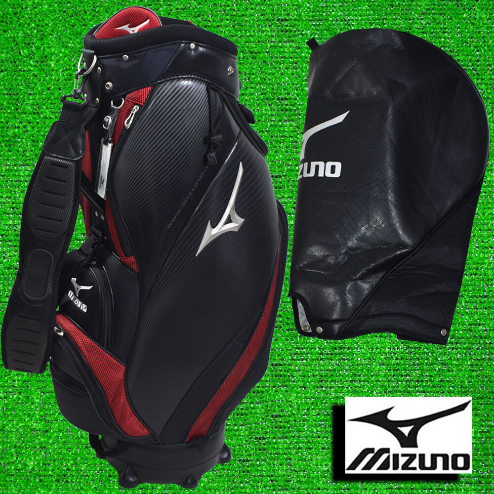 MIZUNO ミズノ ゴルフ 軽量キャディバッグ９型【ブラック】美品！