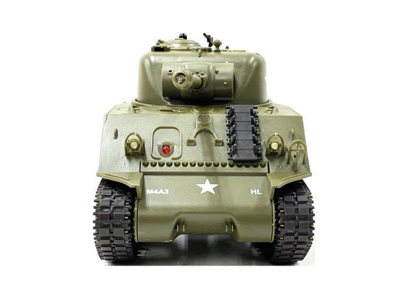 【完成品 RTR 赤外線バトルシステム付 対戦可能】HengLong 2.4GHz 1/30 M4A3 シャーマン 3841-01 ☆ヘンロン戦車ラジコン