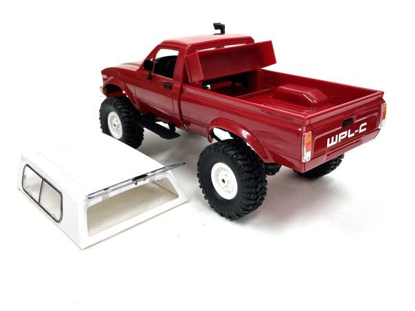 【完成品?RTR】WPL C-24 2.4GHz 1/16 ハイラックス 22R タイプラジコン 赤 ☆ピックアップトラック☆クローラーラジコン