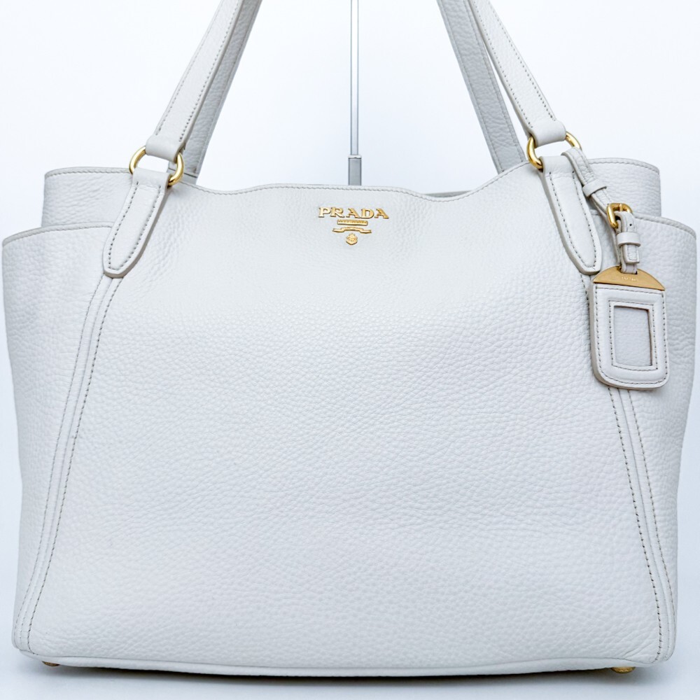 1円□未使用級□入手困難色□最高級ライン□PRADA プラダ ロゴ