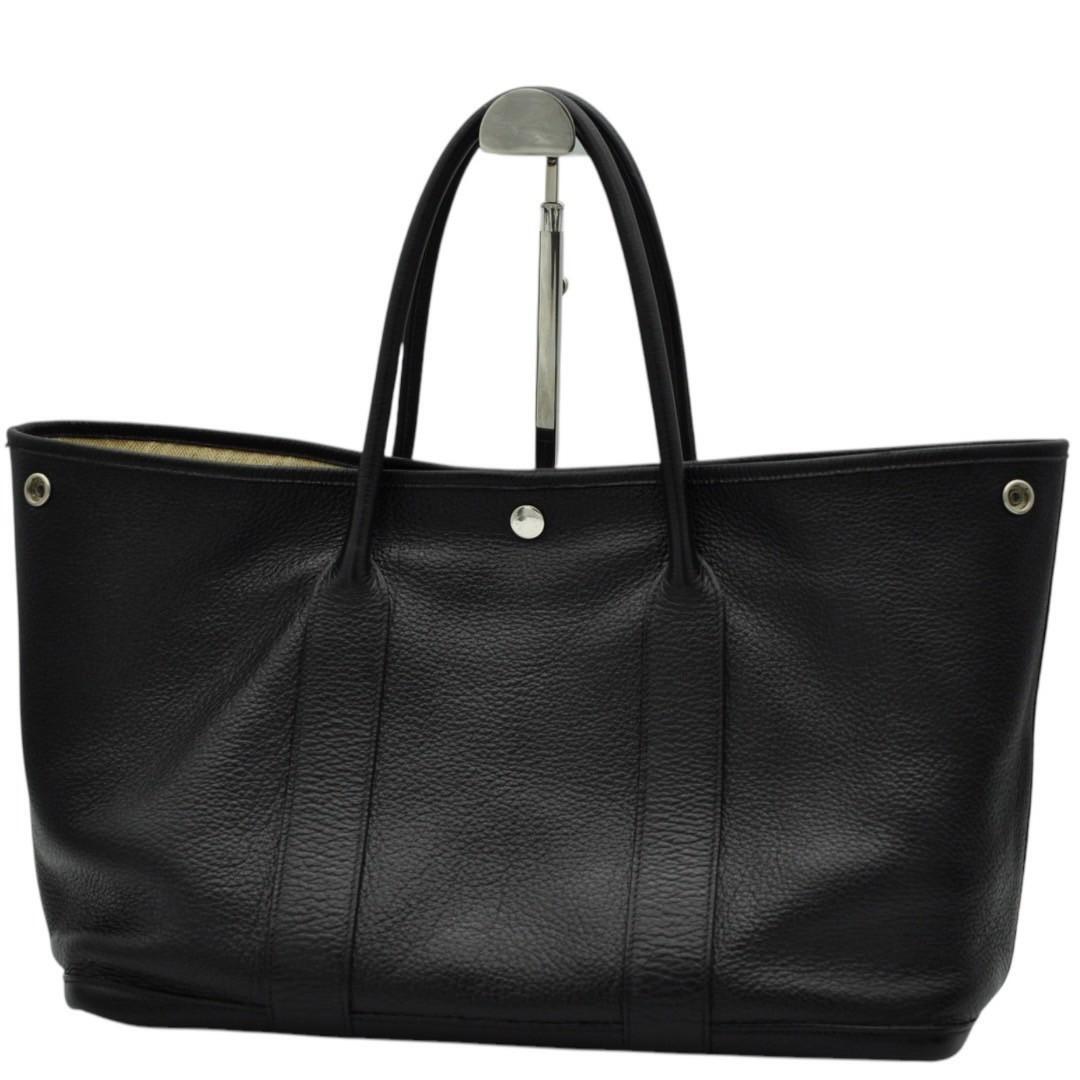 HERMES 美品 エルメス ガーデンパーティー PM ブラック ネゴンダ HERMES 美品 エルメス ガーデンパーティー PM ブラック ネゴンダ
