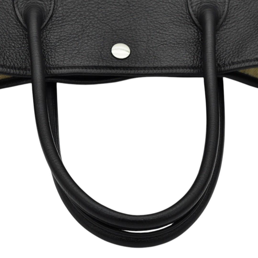 HERMES 美品 エルメス ガーデンパーティー PM ブラック ネゴンダ HERMES 美品 エルメス ガーデンパーティー PM ブラック ネゴンダ