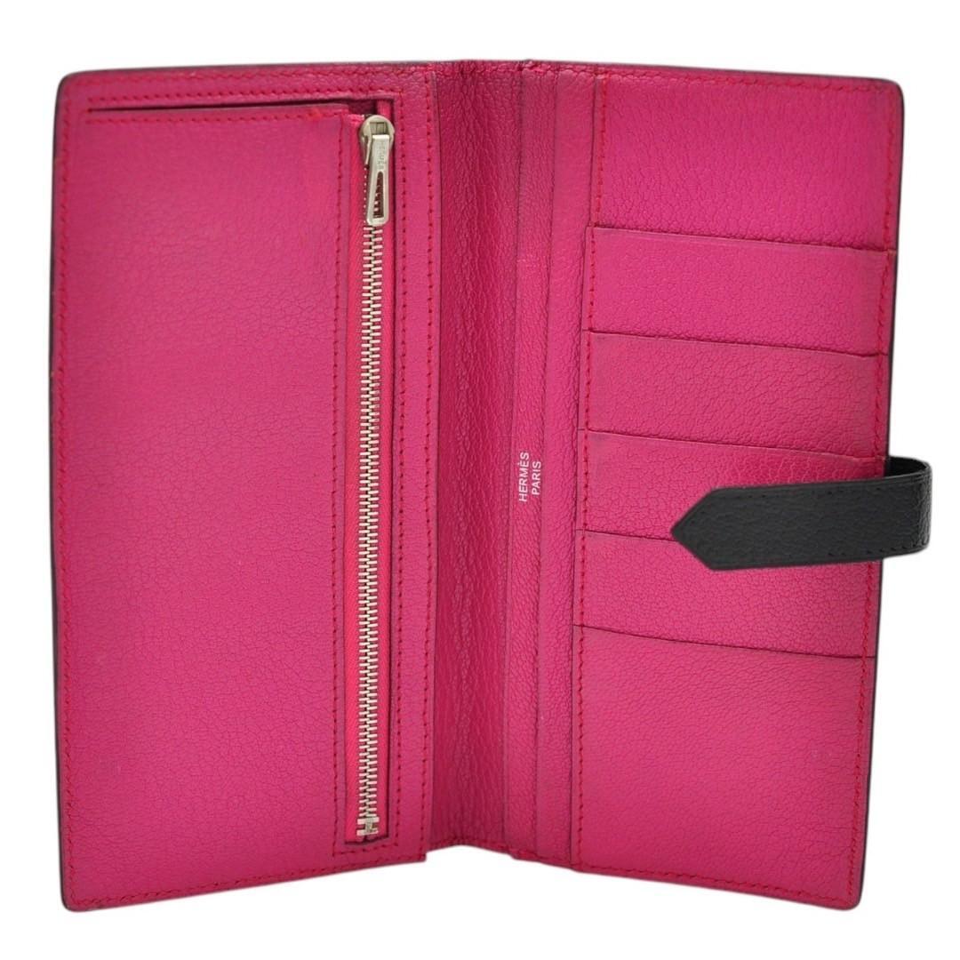 HERMES エルメス 美品 ベアン シェーブル バイカラー 長財布 L HERMES エルメス 美品 ベアン シェーブル バイカラー 長財布 L