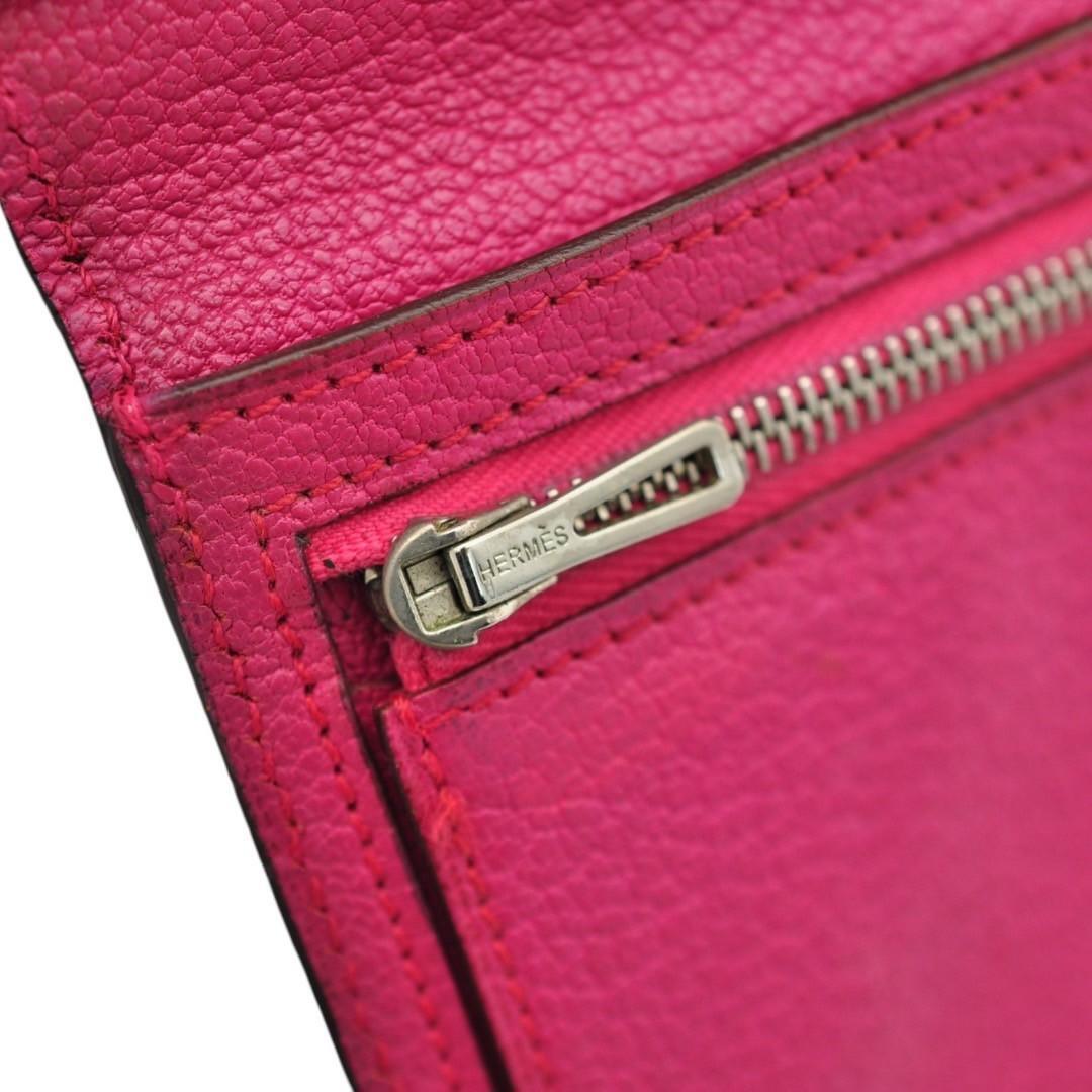 HERMES エルメス 美品 ベアン シェーブル バイカラー 長財布 L HERMES エルメス 美品 ベアン シェーブル バイカラー 長財布 L