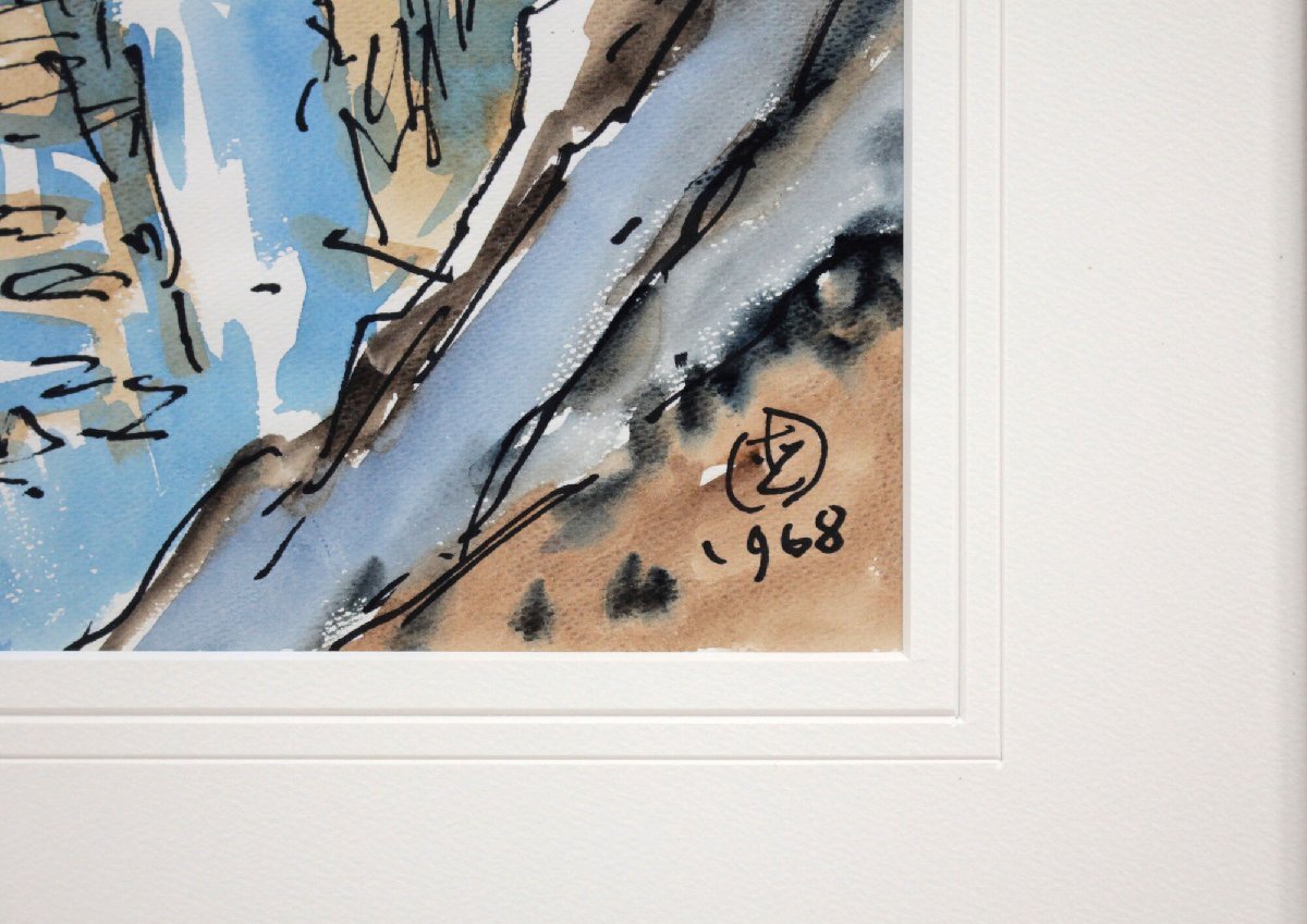 坂本直行 「カンテガ2」 水彩画 絵画 - 北海道画廊(自然、風景画 坂本直行 「カンテガ2」 水彩画 絵画 - 北海道画廊(自然、風景画