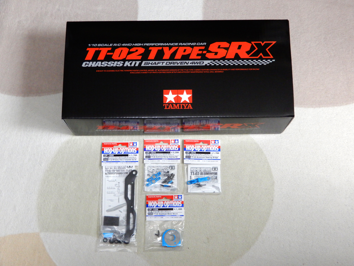 新品】タミヤ 1/10RC TT-02 TYPE-SRX シャーシキット 新品 未 新品】タミヤ 1/10RC TT-02 TYPE-SRX シャーシキット 新品 未