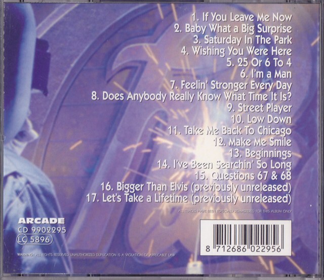 シカゴ / CHICAGO / THE VERY BEST OF /EU盤/中古CD!!77797