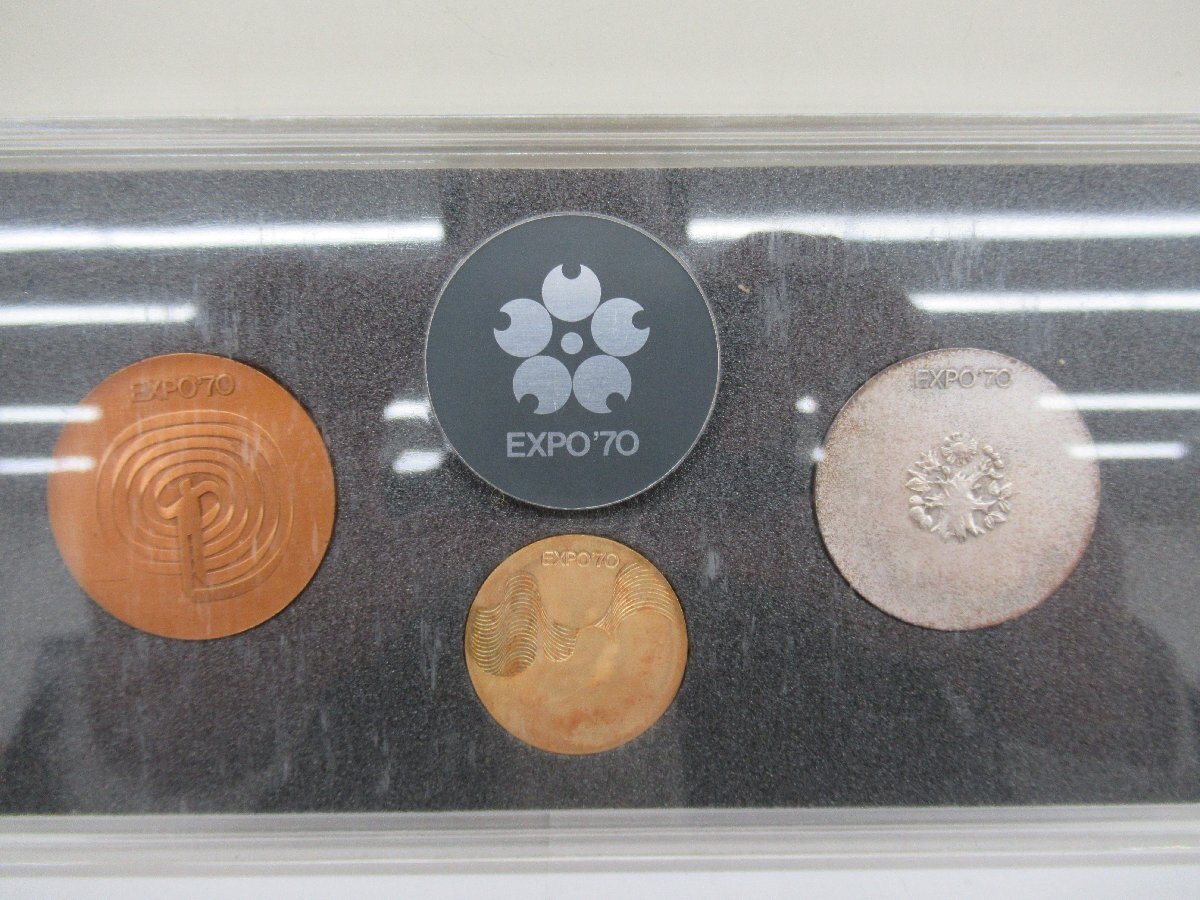 日本万国博覧会記念メダル EXPO'70 金銀銅セット 中古 G4-33 日本万国博覧会記念メダル EXPO'70 金銀銅セット 中古 G4-33