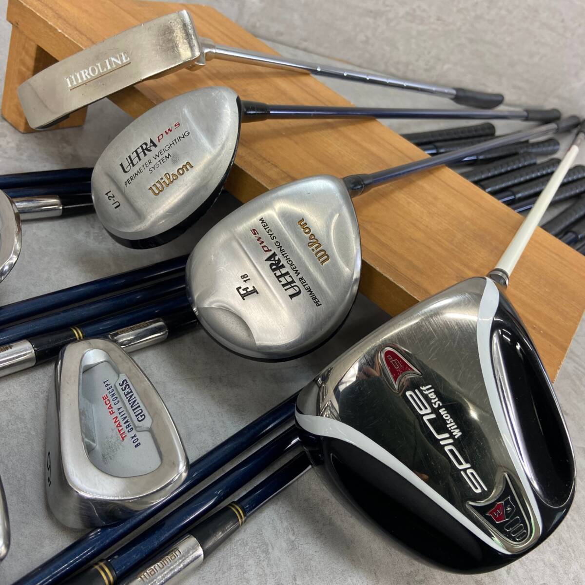 Wilson Staff - Wilson　Staff　ウィルソンスタッフ　Slazenger　スラセンジャー　メンズゴルフ14本セット　カーボン　右利き用　キャディバッグ Wilson Staff ウィルソンスタッフ Slazenger スラセンジャー