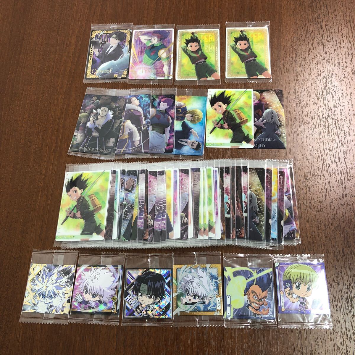 ほぼ未開封 HUNTER×HUNTER ハンターハンター ウエハースカード + ほぼ未開封 HUNTER×HUNTER ハンターハンター ウエハースカード +