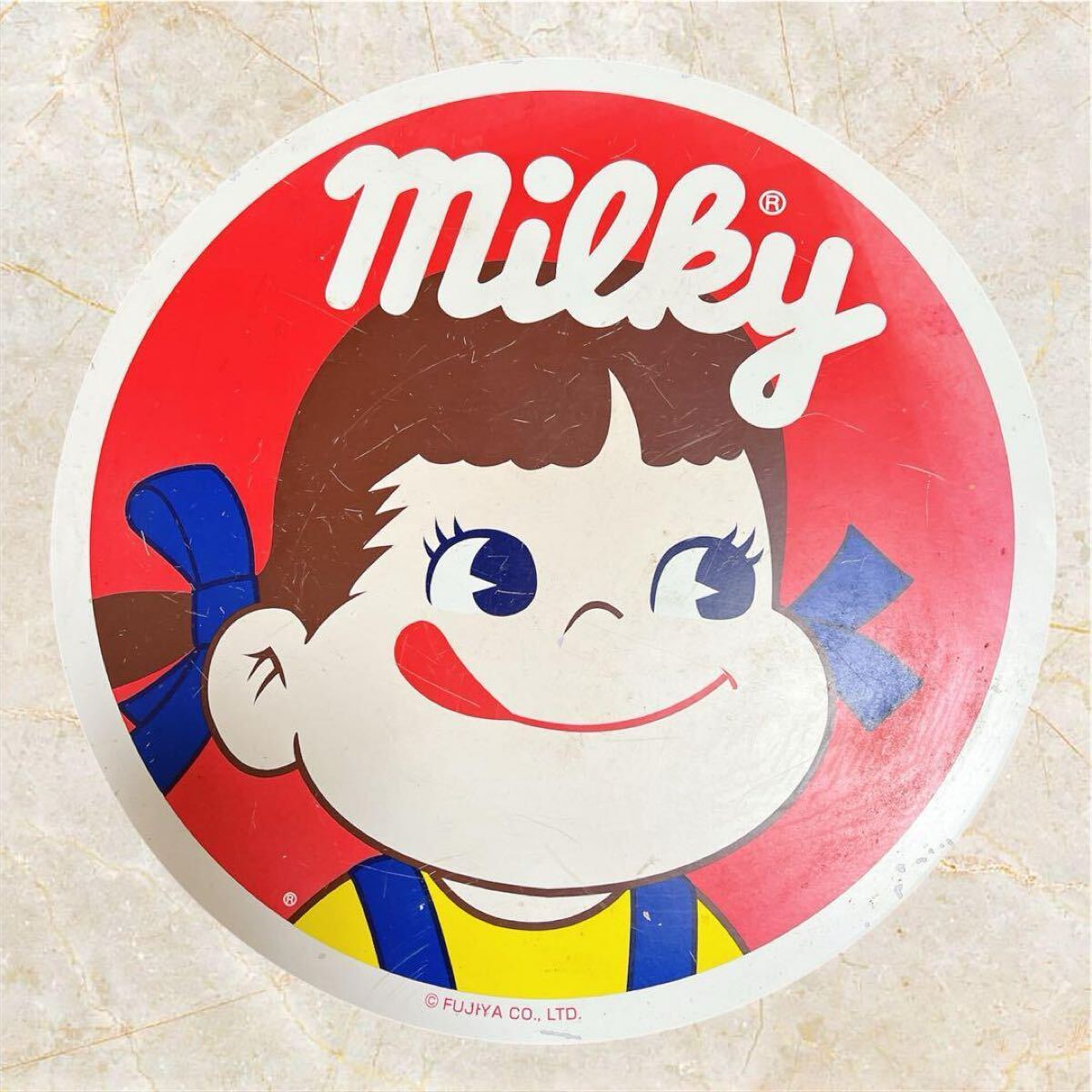 レトロ ペコちゃん ミニテーブル ちゃぶ台 不二家 可愛い レトロ ペコちゃん ミニテーブル ちゃぶ台 不二家 可愛い