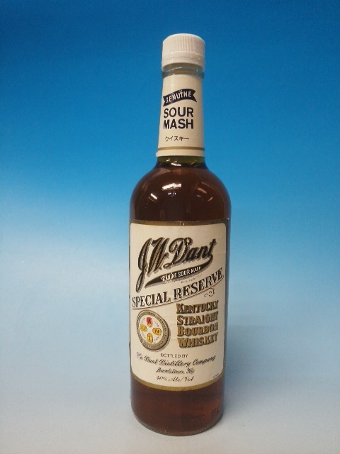 古酒！バーボンウイスキー！J.W. ダント！《 JW Dant》