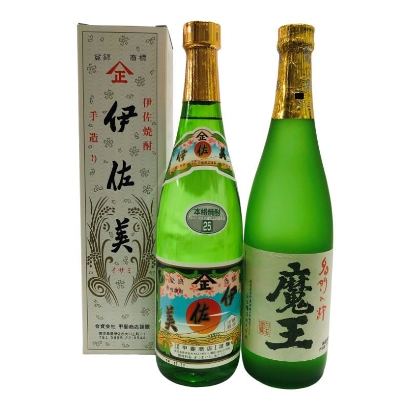 本格芋焼酎 2本セット 魔王 白玉醸造 伊佐美 甲斐商店 ともに 本格芋焼酎 2本セット 魔王 白玉醸造 伊佐美 甲斐商店 ともに