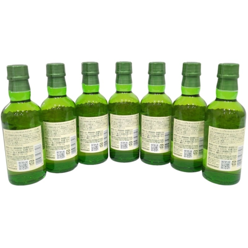 サントリー ウイスキー 白州 1973 ミニボトル 180ml 7本セット サントリー ウイスキー 白州 1973 ミニボトル 180ml 7本セット