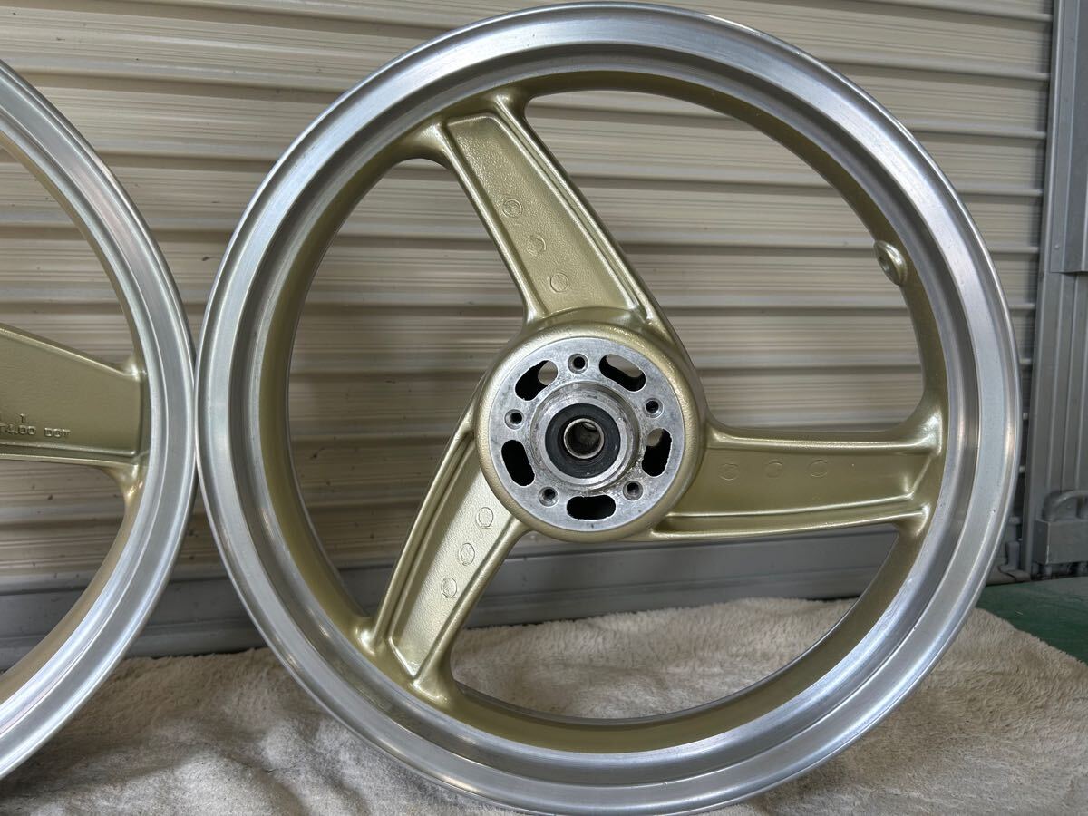 ZRX400 zrx400 純正ホイール 塗装後未使用(セット)|売買された ZRX400 zrx400 純正ホイール 塗装後未使用(セット)|売買された