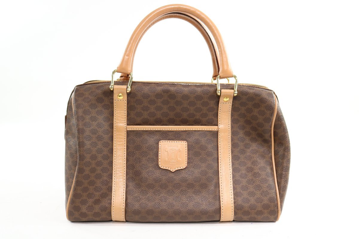 CELINE セリーヌ ミニボストンバッグ マカダム柄 M13 CELINE セリーヌ ミニボストンバッグ マカダム柄 M13