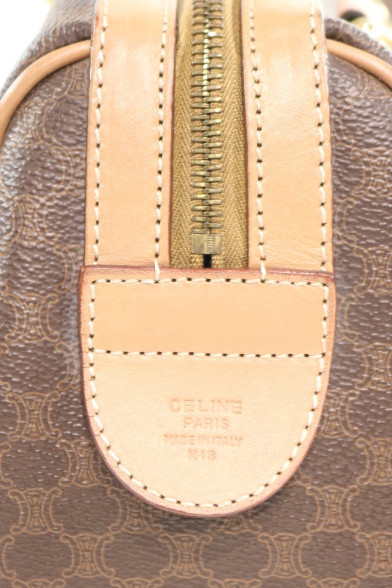 CELINE セリーヌ ミニボストンバッグ マカダム柄 M13 CELINE セリーヌ ミニボストンバッグ マカダム柄 M13