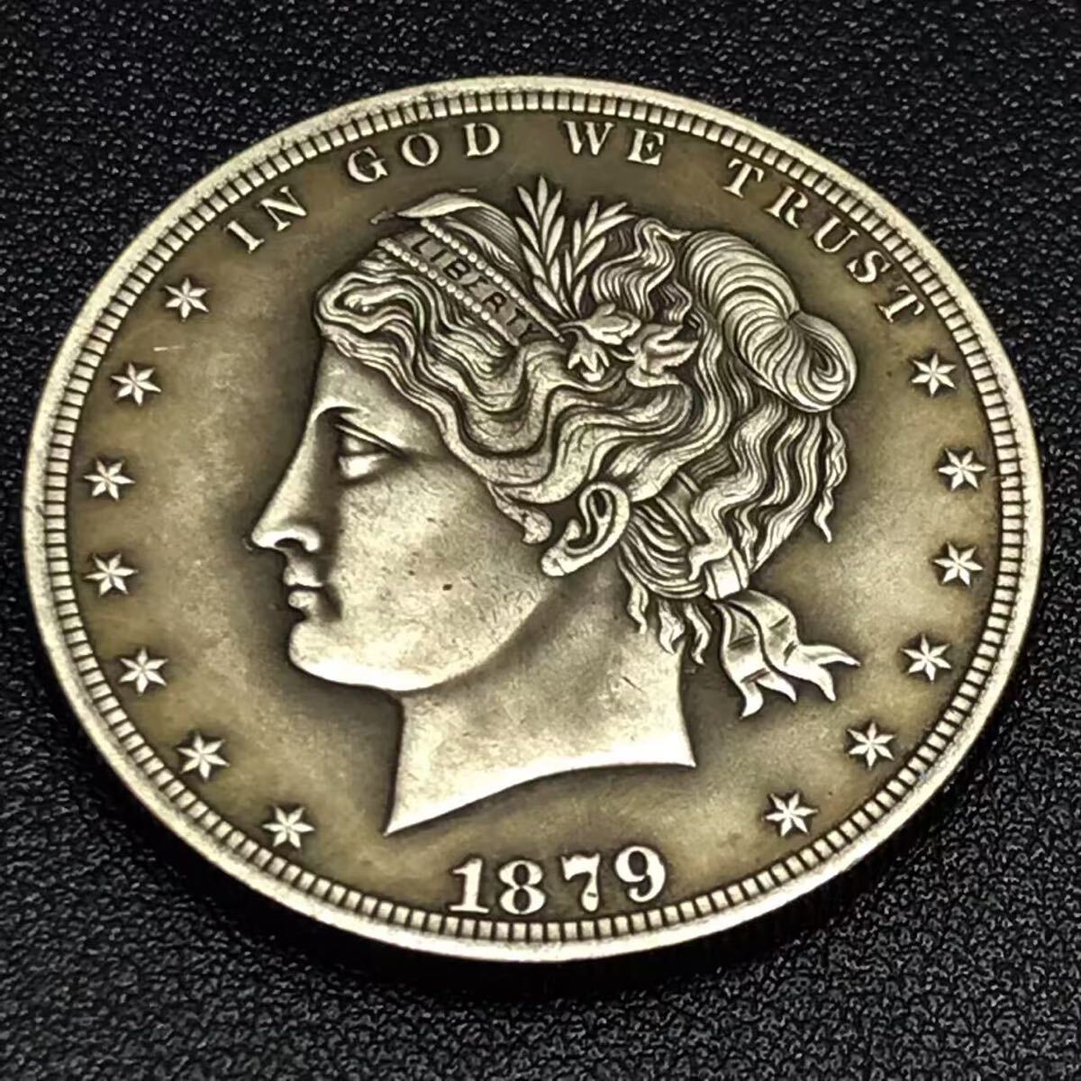 厚肉古銭 記念硬貨 アメリカ古銭 1879年 銀貨 自由の女神 古銭 厚肉古銭 記念硬貨 アメリカ古銭 1879年 銀貨 自由の女神 古銭