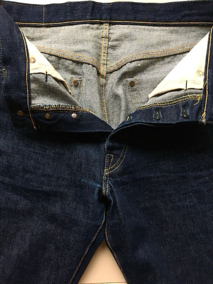 NON WASH 47モデル】真紺 革パッチ 片面 501XX 33×34表記 40年代 NON WASH 47モデル】真紺 革パッチ 片面 501XX 33×34表記 40年代