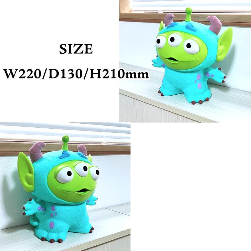 貯金箱 リトルグリーンメン エイリアン リミックス フィギュア トイストーリー ピクサー サリー かわいい アメリカン キャラクター_画像2
