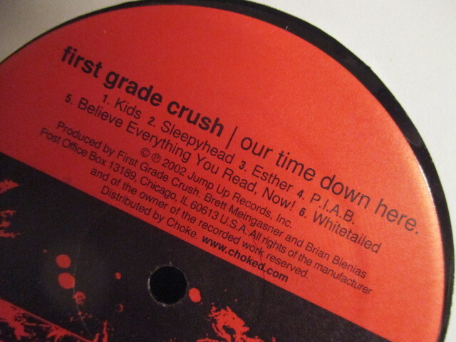 First Grade Crush : Our Time Down Here LP (( US Neo SKA Punk / Skallops / покупка 5 пункт . стоимость доставки наши расходы 