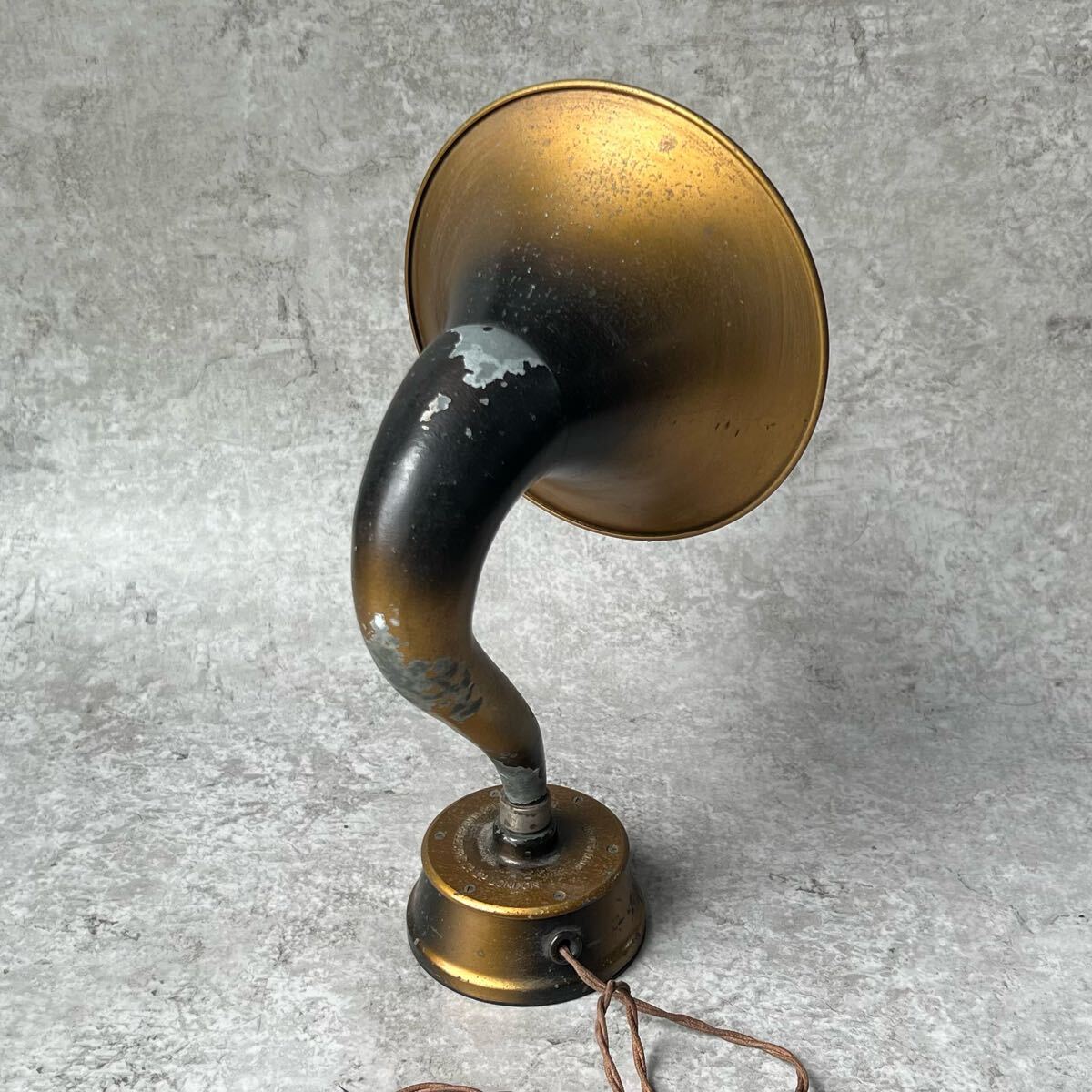 当時物 STERLING DINKIE TELEPHONE ラッパ型 スピーカー ラッパ 当時物 STERLING DINKIE TELEPHONE ラッパ型 スピーカー ラッパ