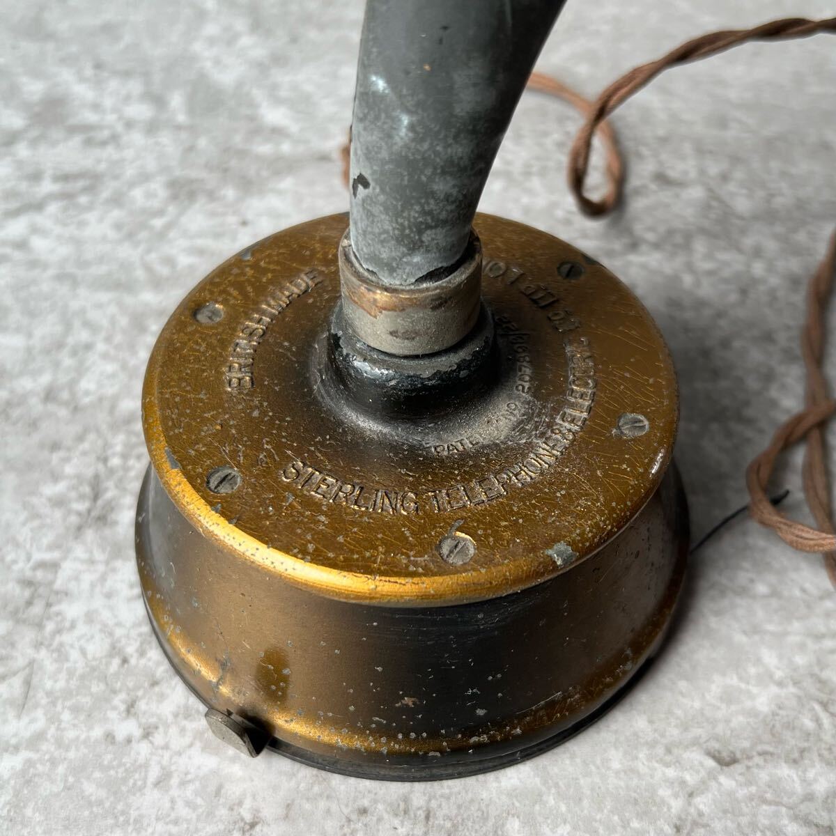 当時物 STERLING DINKIE TELEPHONE ラッパ型 スピーカー ラッパ 当時物 STERLING DINKIE TELEPHONE ラッパ型 スピーカー ラッパ