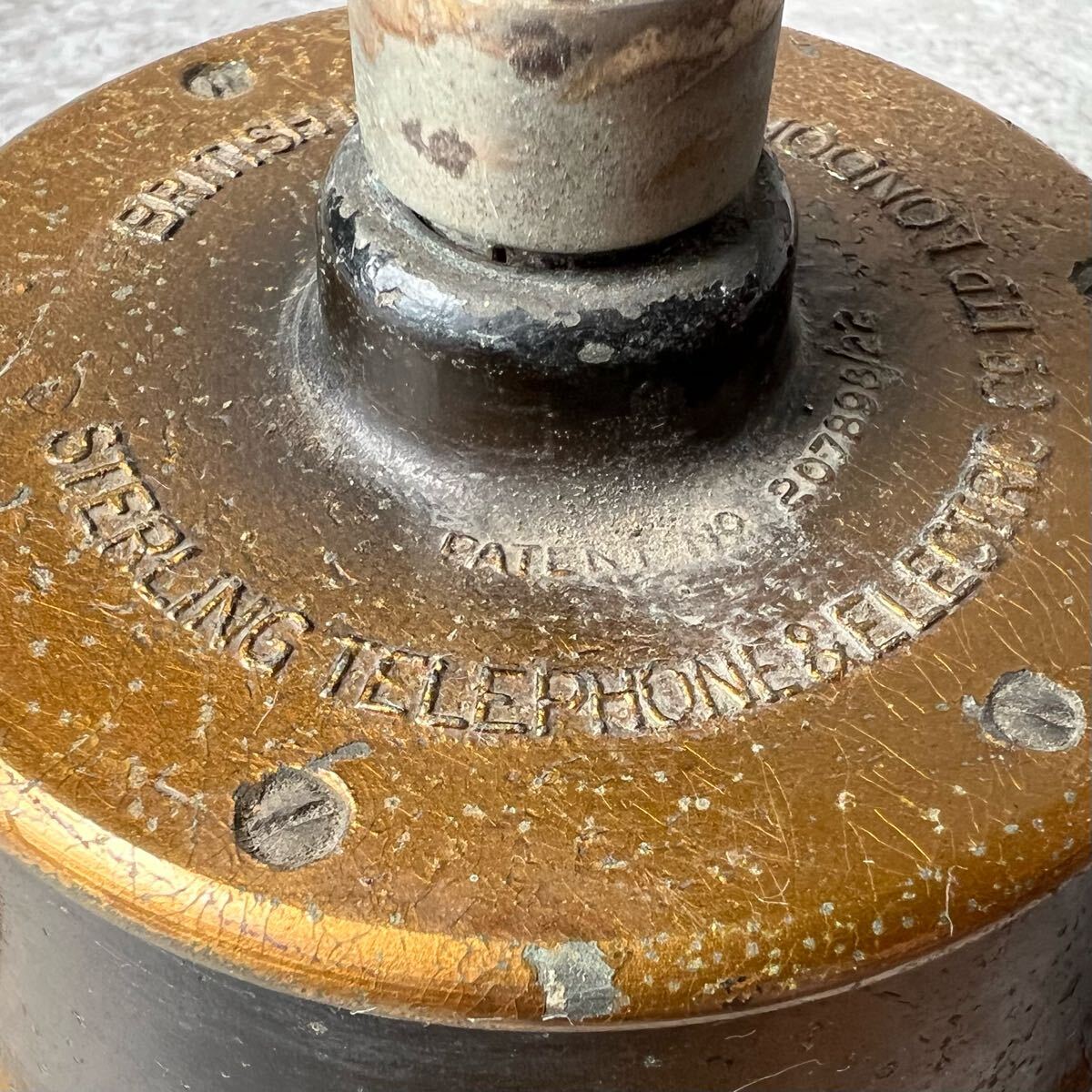 当時物 STERLING DINKIE TELEPHONE ラッパ型 スピーカー ラッパ 当時物 STERLING DINKIE TELEPHONE ラッパ型 スピーカー ラッパ