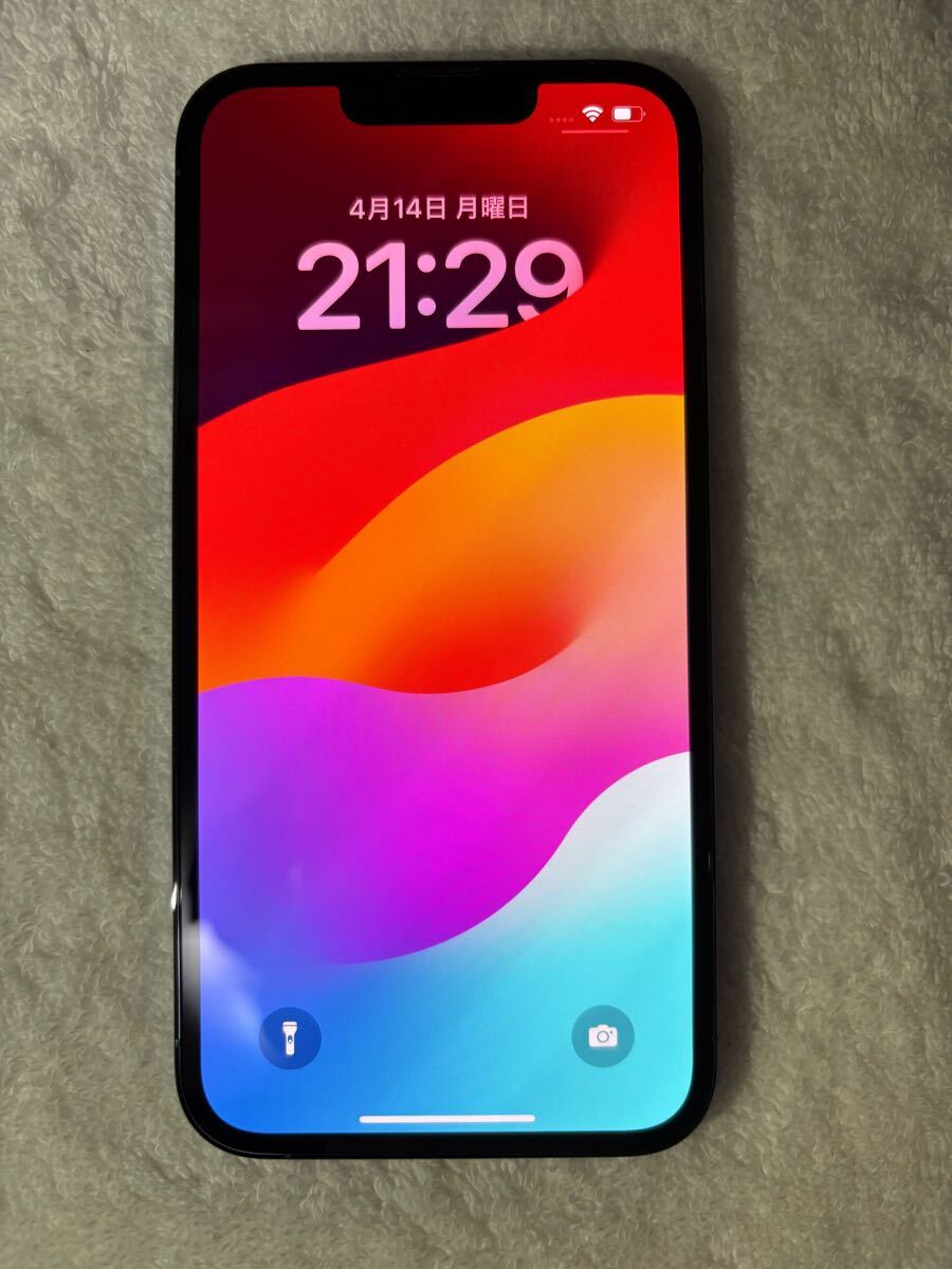◇◇Apple iPhone13 Pro 128GB シエラブルー SIMフリー 美品 ◇◇Apple iPhone13 Pro 128GB シエラブルー SIMフリー 美品