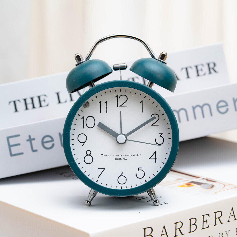 ☆ グリーン ☆ レトロ アナログ 置き時計 yaclock3470 目覚まし時計 アナログ 目覚まし 時計 おしゃれ めざまし時計 目覚し時計 置き時計