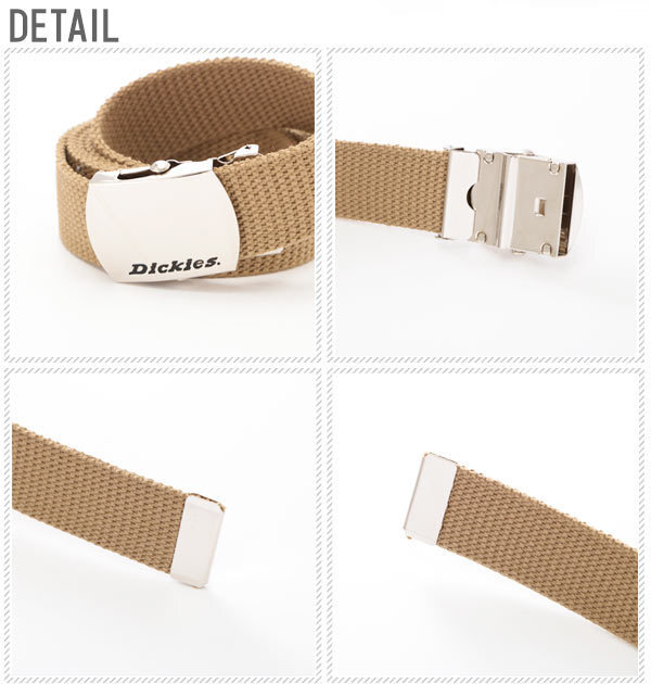 ☆ 40.ネイビーxイエロー ディッキーズ Dickies GIベルト GI DICKIES キャンバス ガチャベルト 調節可能 ジーンズ 定番 ベルト ウエスト_画像4