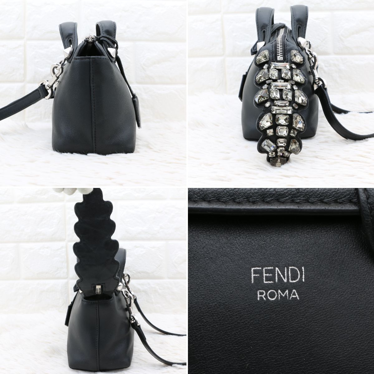 FENDI フェンディ ミニ バイザウェイ 2WAY ハンドバッグ FENDI フェンディ ミニ バイザウェイ 2WAY ハンドバッグ