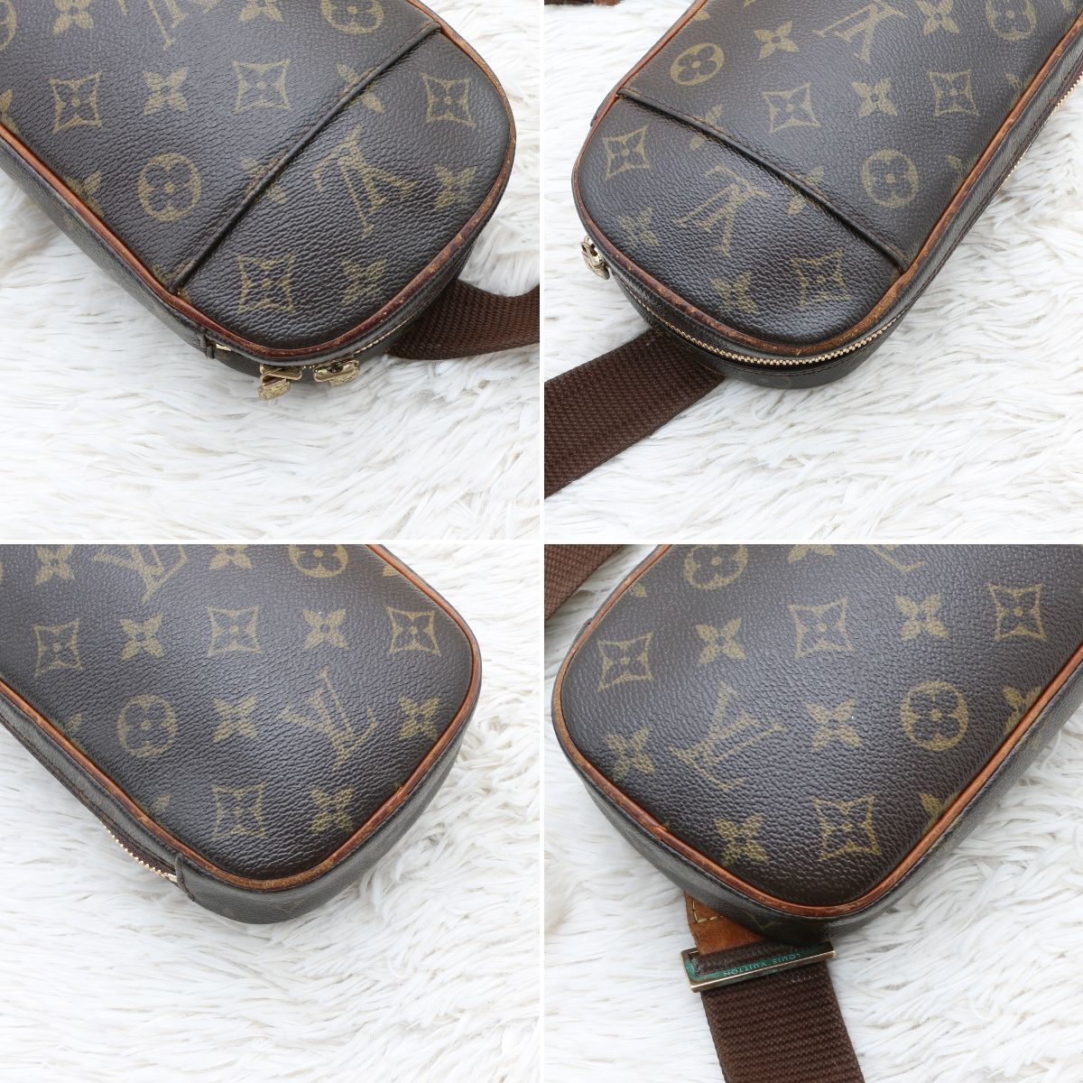Louis Vuitton ルイヴィトン モノグラム ポシェット ガンジュ Louis Vuitton ルイヴィトン モノグラム ポシェット ガンジュ