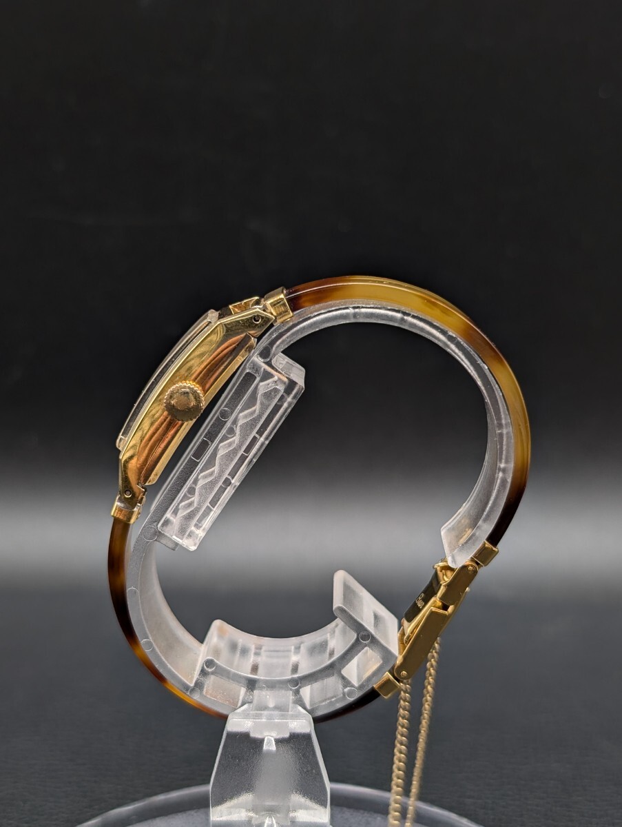 稼働品!美品 1円~【CITIZEN Dressy D4001 k18 750 刻印 鼈甲 稼働品!美品 1円~【CITIZEN Dressy D4001 k18 750 刻印 鼈甲
