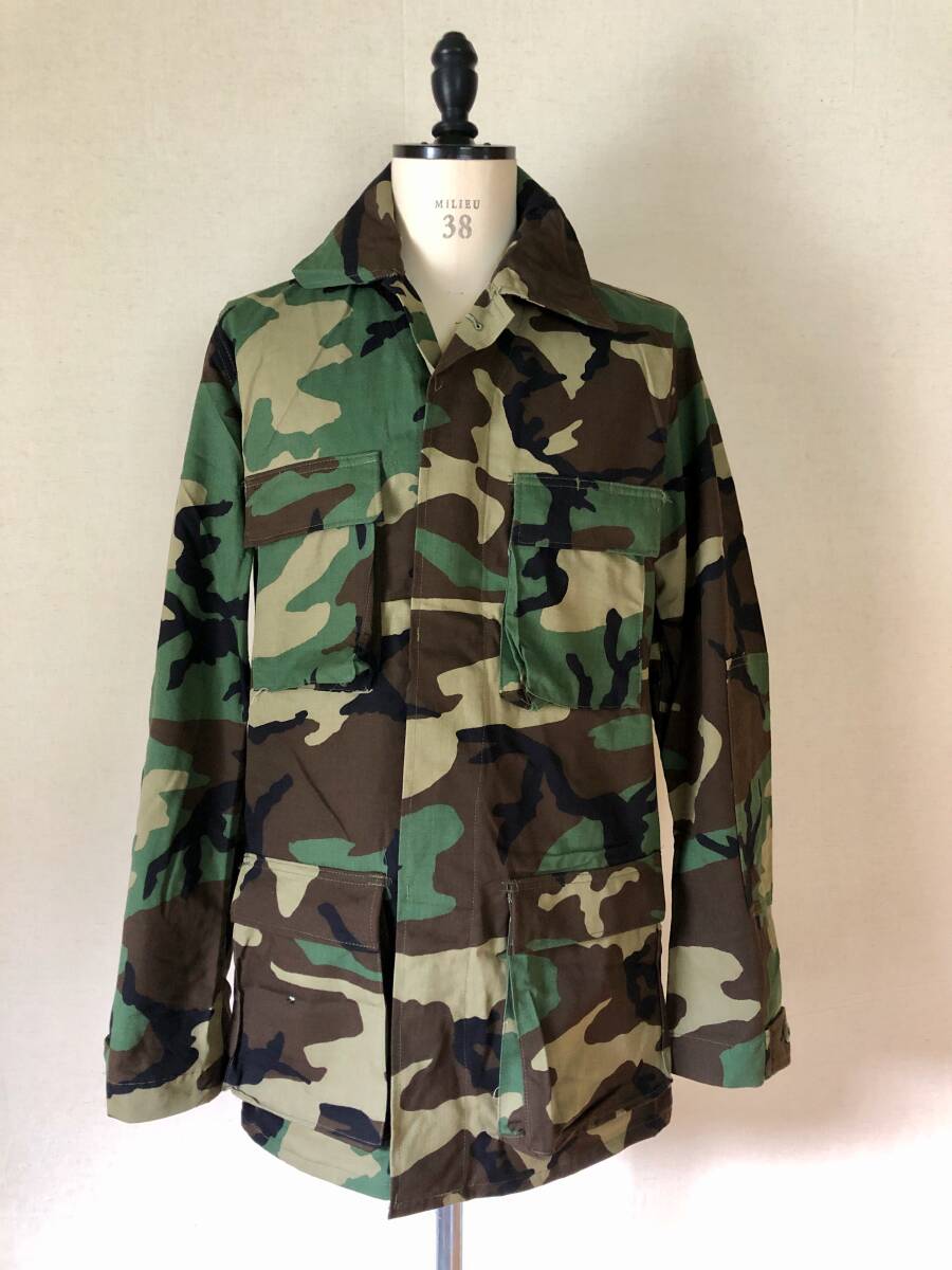 1980s 未使用 デッド 米軍 実物 BDU ジャケット L-XS 実物 未使用 デッド】1980s 米軍 BDU ジャケット SMALL-XLONG