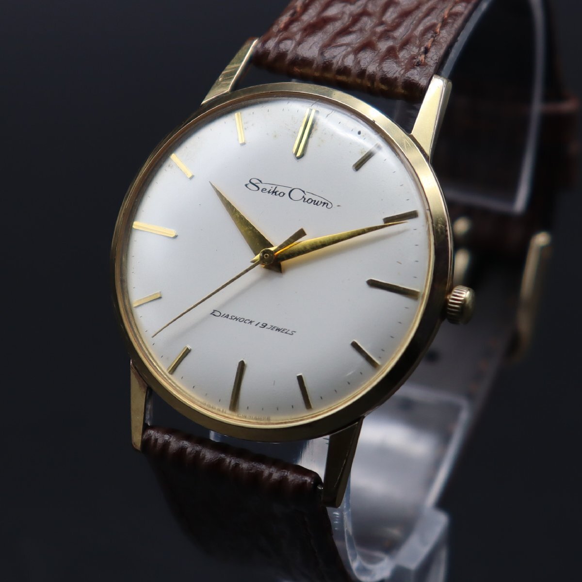 【冬バーゲン★特別送料無料!】 Crown Seiko セイコー 筆記体ロゴ J14036 手巻き 19石 クラウン その他