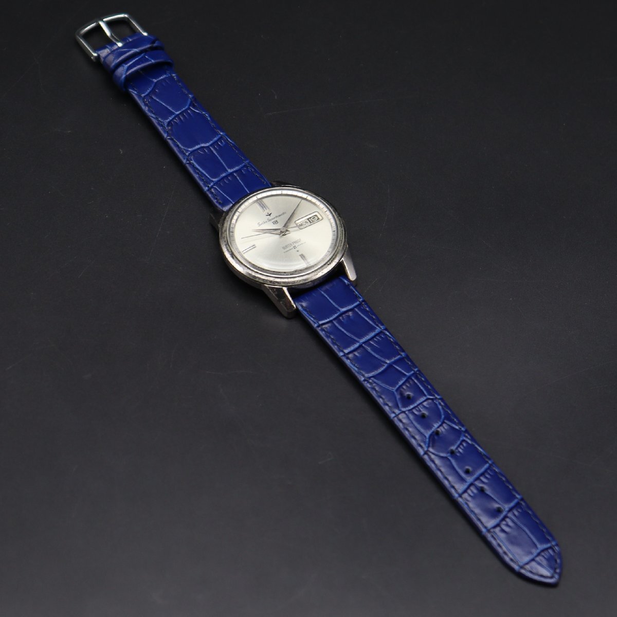 SEIKO 5 セイコー スポーツマチック 自動巻き 21石 シルバー文字 SEIKO 5 セイコー スポーツマチック 自動巻き 21石 シルバー文字