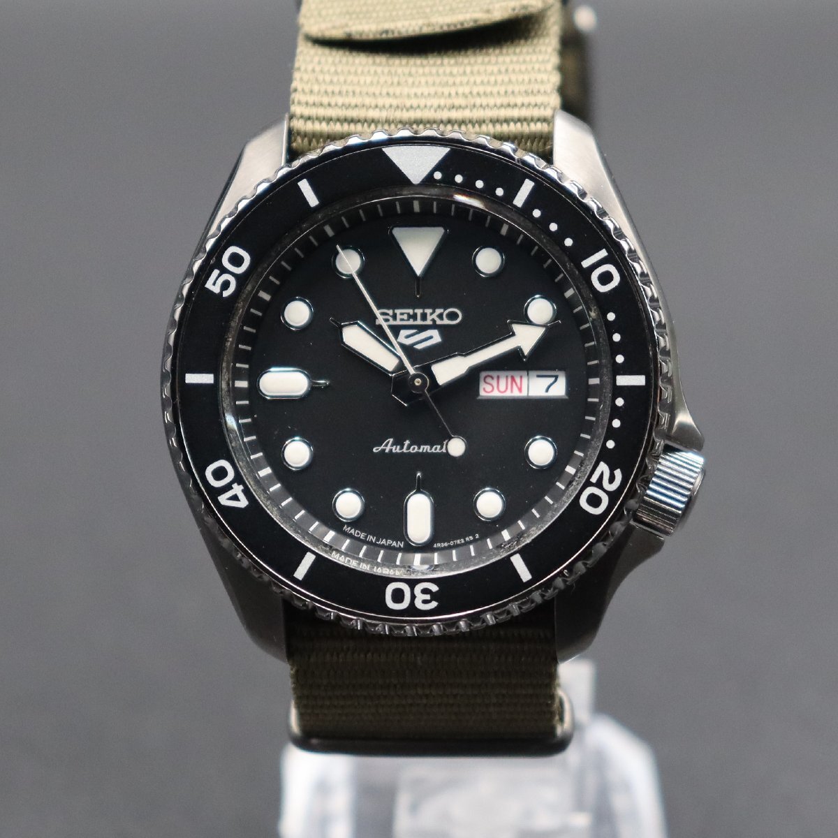 良品 SEIKO 5 SPORTS セイコー5スポーツ 4R36-07G0 Cal.4R36A