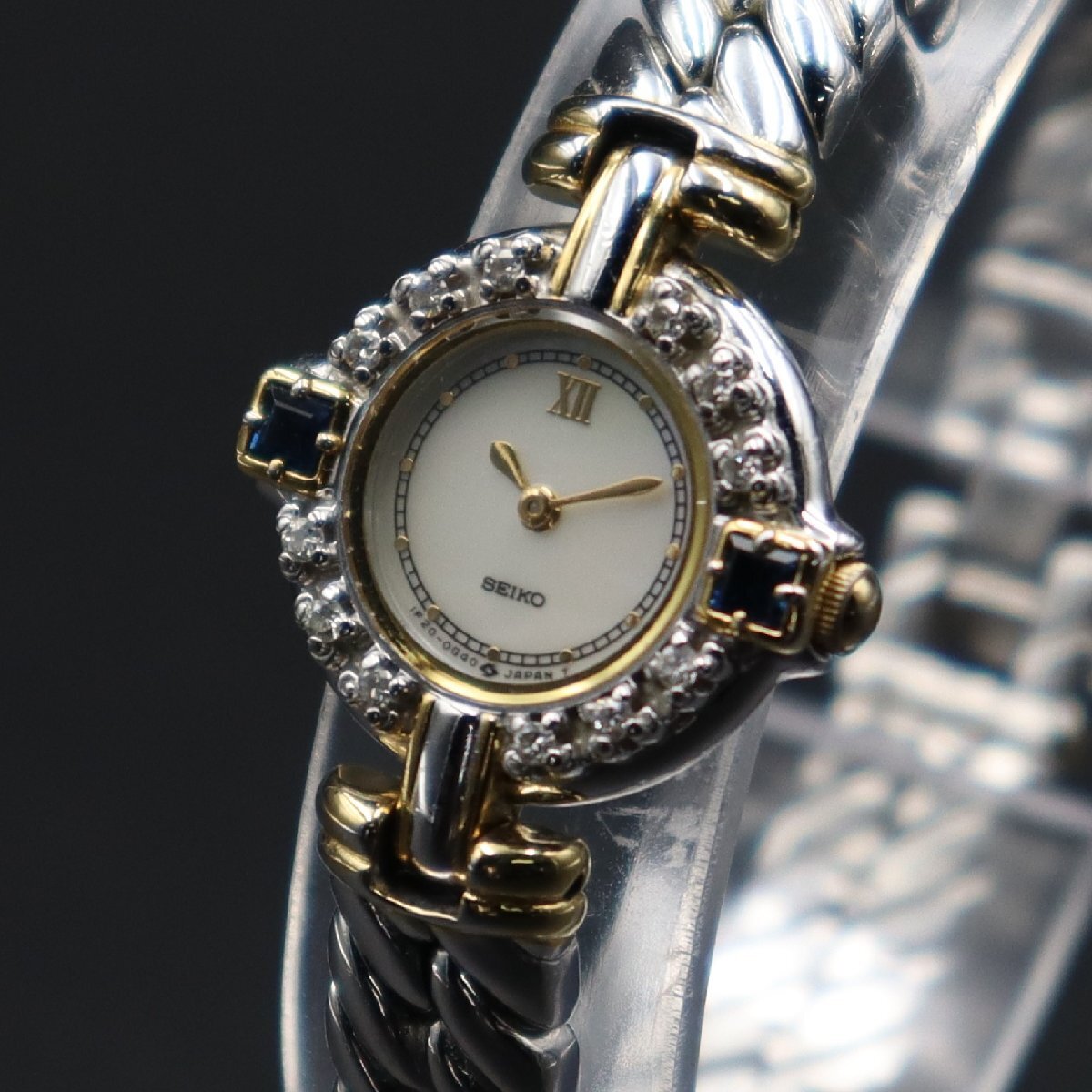 電池新品 SEIKO セイコー エクセリーヌ 1F20-0B60 クォーツ 12P 電池新品 SEIKO セイコー エクセリーヌ 1F20-0B60 クォーツ 12P