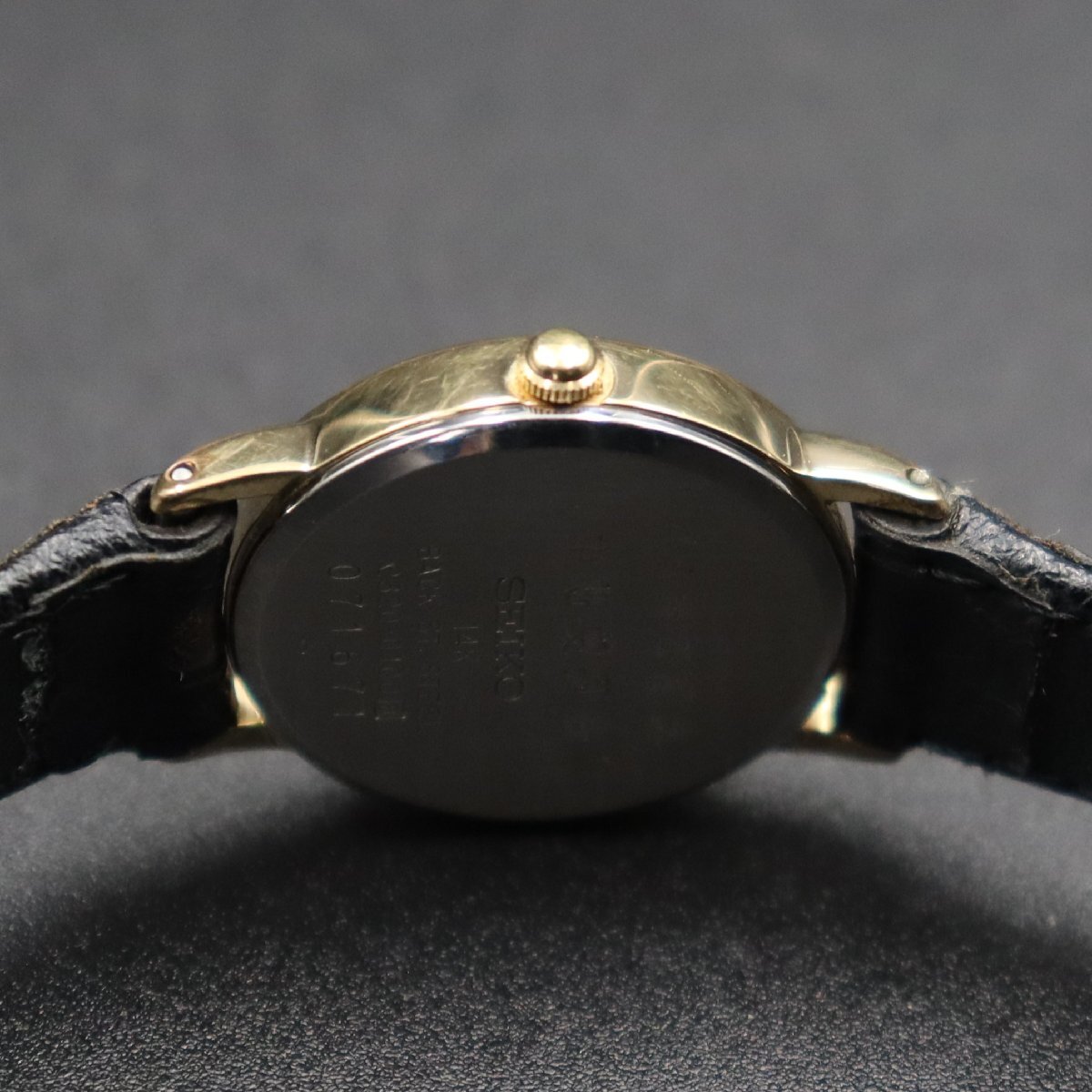 電池新品 SEIKO セイコー シングルクォーツ 2320-0100 14K