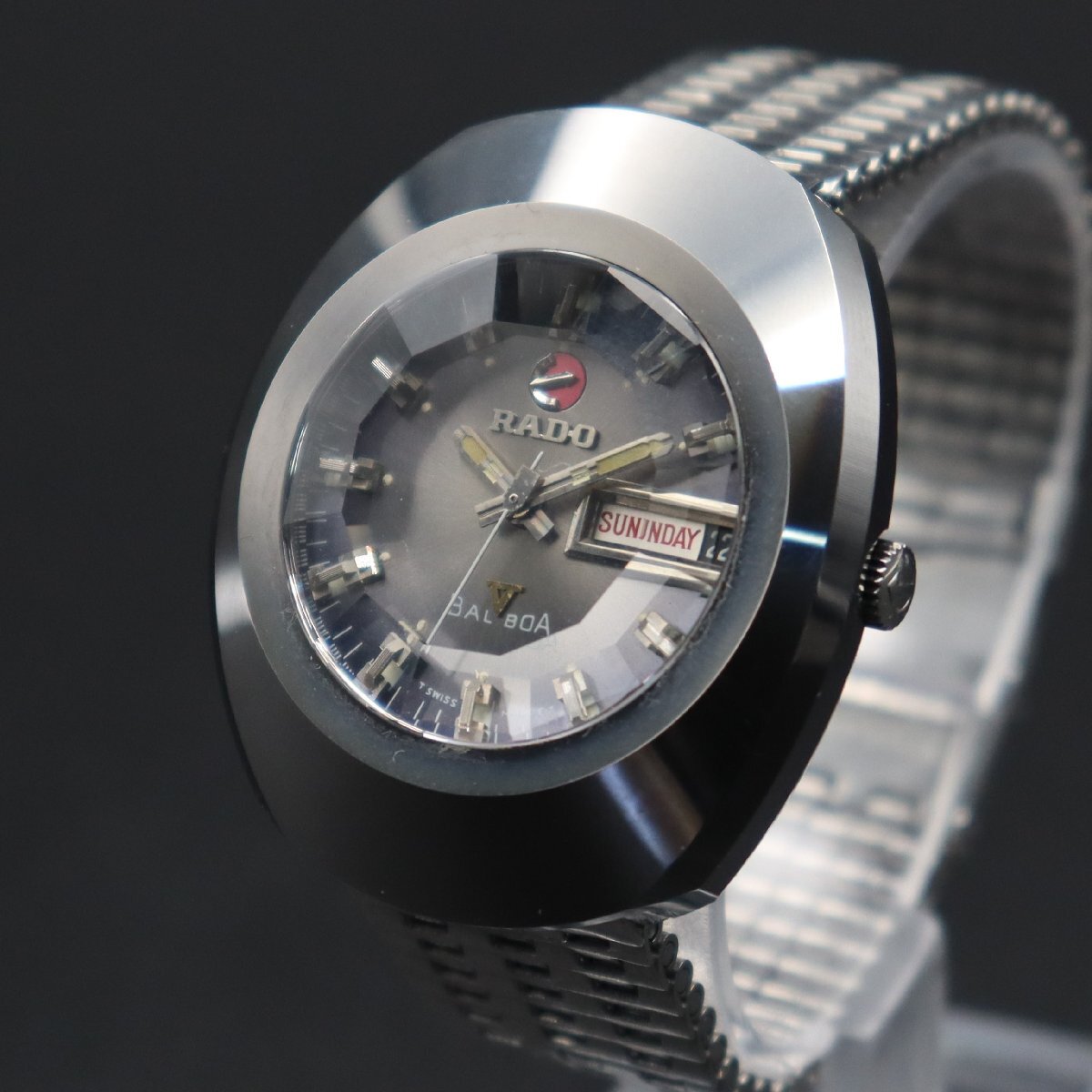 OH済 RADO BALBOA ラドー バルボア 自動巻 超硬ケース 13面 OH済 RADO BALBOA ラドー バルボア 自動巻 超硬ケース 13面